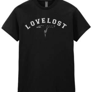 LOVELOST VARSITY TEE - Black